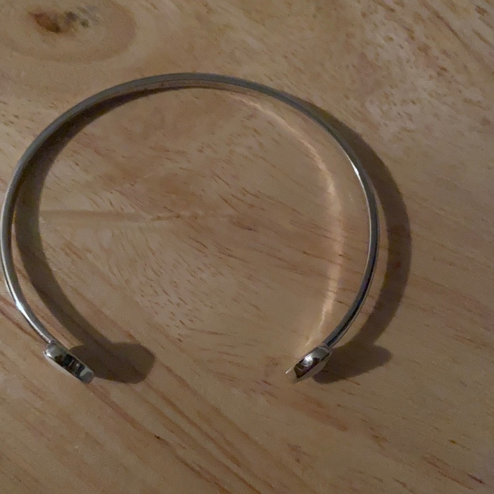 Origami owl silver bangle